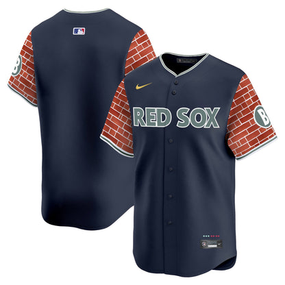 Men's Boston Red Sox 2025 Fenway Red Brick Style Vapor Premier Limited Jersey - Stitched