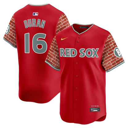 Men's Boston Red Sox 2025 Fenway Red Brick Style Vapor Premier Limited Jersey - Stitched