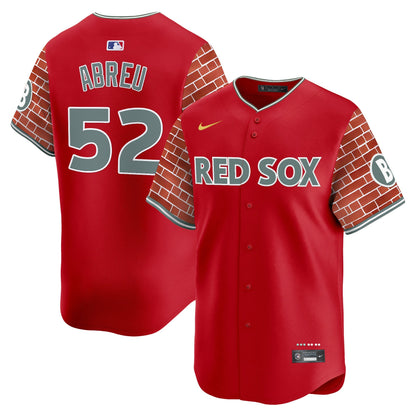 Men's Boston Red Sox 2025 Fenway Red Brick Style Vapor Premier Limited Jersey - Stitched