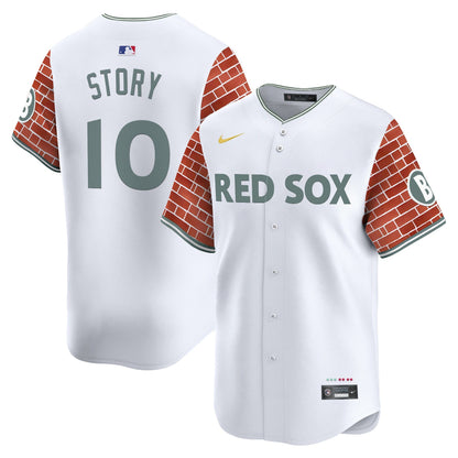 Men's Boston Red Sox 2025 Fenway Red Brick Style Vapor Premier Limited Jersey - Stitched