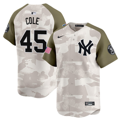 Men's New York Yankees 2025 Armed Forces Day Vapor Premier Limited Jersey - Stitched