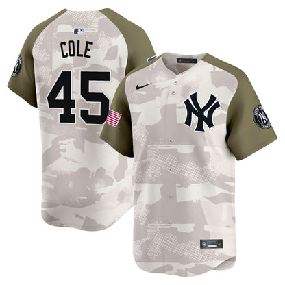 Men's New York Yankees 2025 Armed Forces Day Vapor Premier Limited Jersey - Stitched