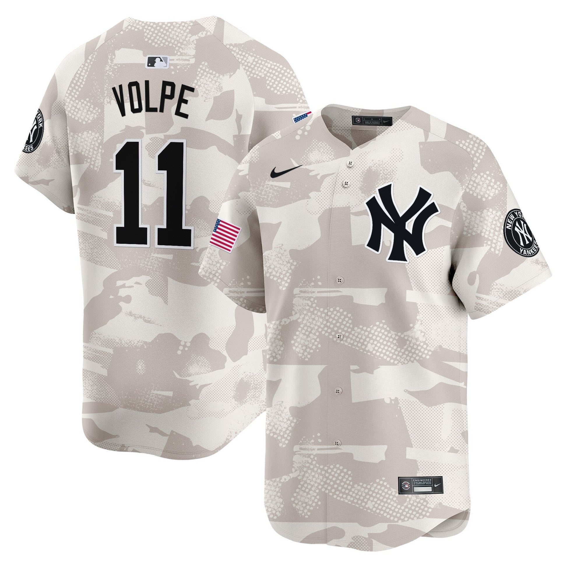 Men's New York Yankees 2025 Armed Forces Day Vapor Premier Limited Jersey - Stitched