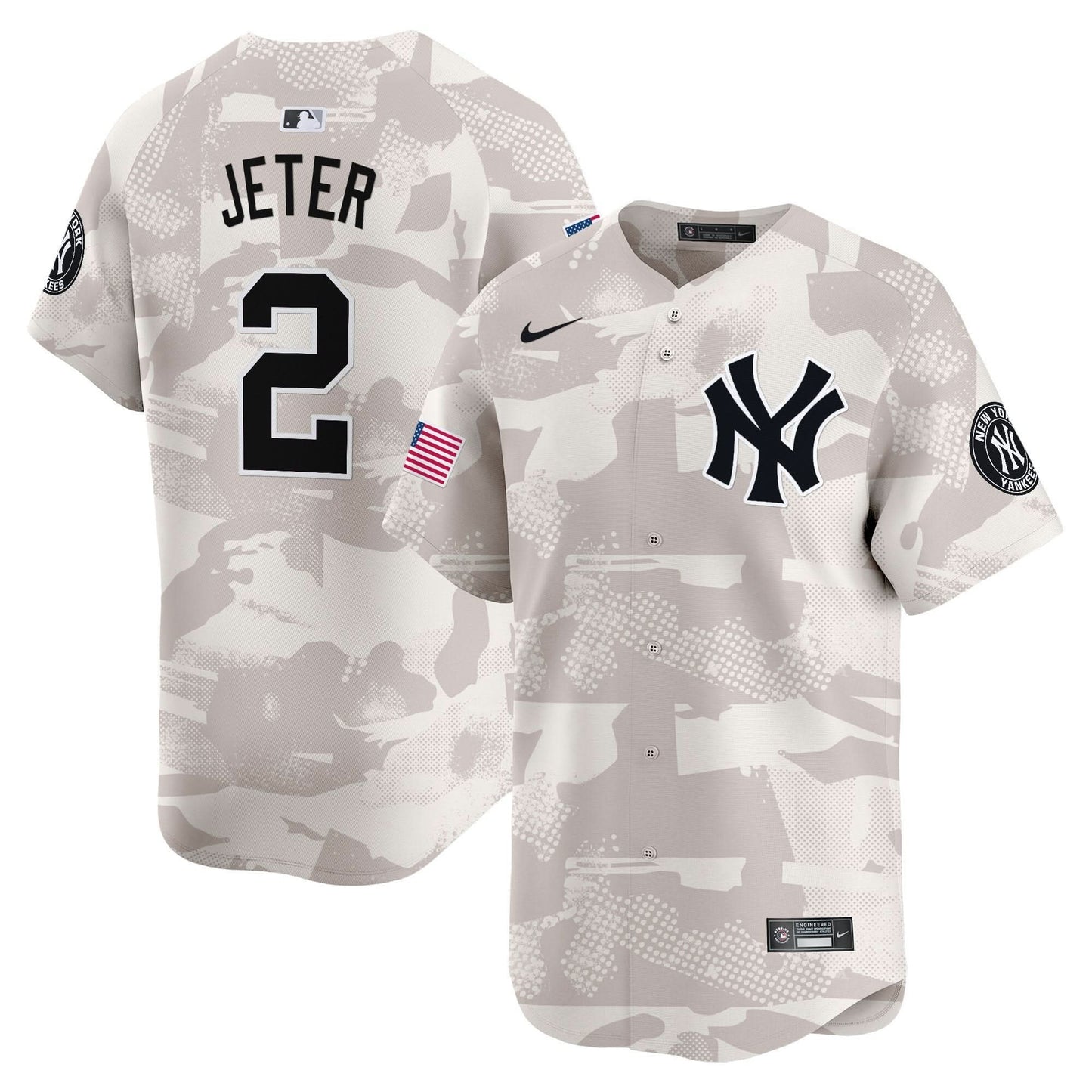 Men's New York Yankees 2025 Armed Forces Day Vapor Premier Limited Jersey - Stitched