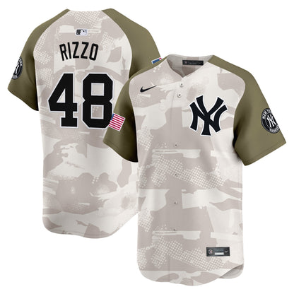 Men's New York Yankees 2025 Armed Forces Day Vapor Premier Limited Jersey - Stitched