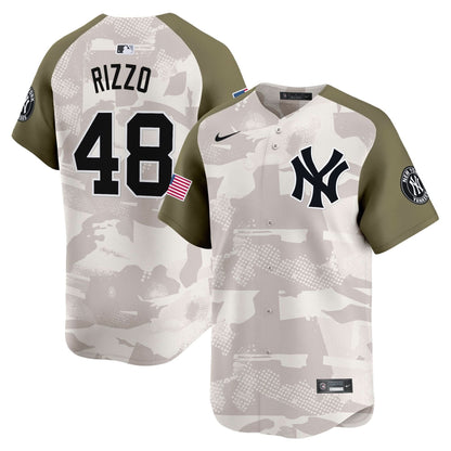 Men's New York Yankees 2025 Armed Forces Day Vapor Premier Limited Jersey - Stitched