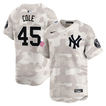 Men's New York Yankees 2025 Armed Forces Day Vapor Premier Limited Jersey - Stitched