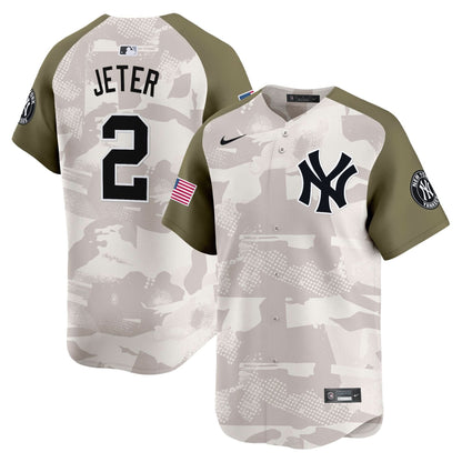 Men's New York Yankees 2025 Armed Forces Day Vapor Premier Limited Jersey - Stitched