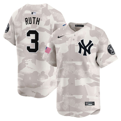 Men's New York Yankees 2025 Armed Forces Day Vapor Premier Limited Jersey - Stitched
