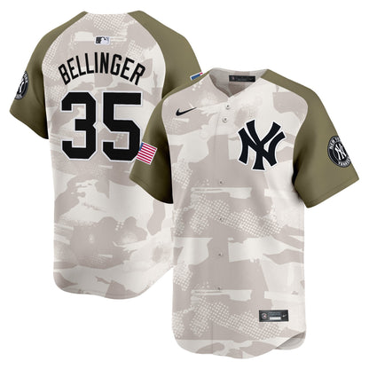 Men's New York Yankees 2025 Armed Forces Day Vapor Premier Limited Jersey - Stitched