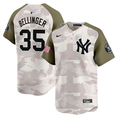 Men's New York Yankees 2025 Armed Forces Day Vapor Premier Limited Jersey - Stitched