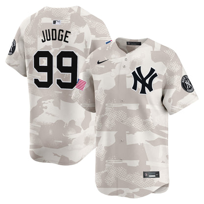 Men's New York Yankees 2025 Armed Forces Day Vapor Premier Limited Jersey - Stitched