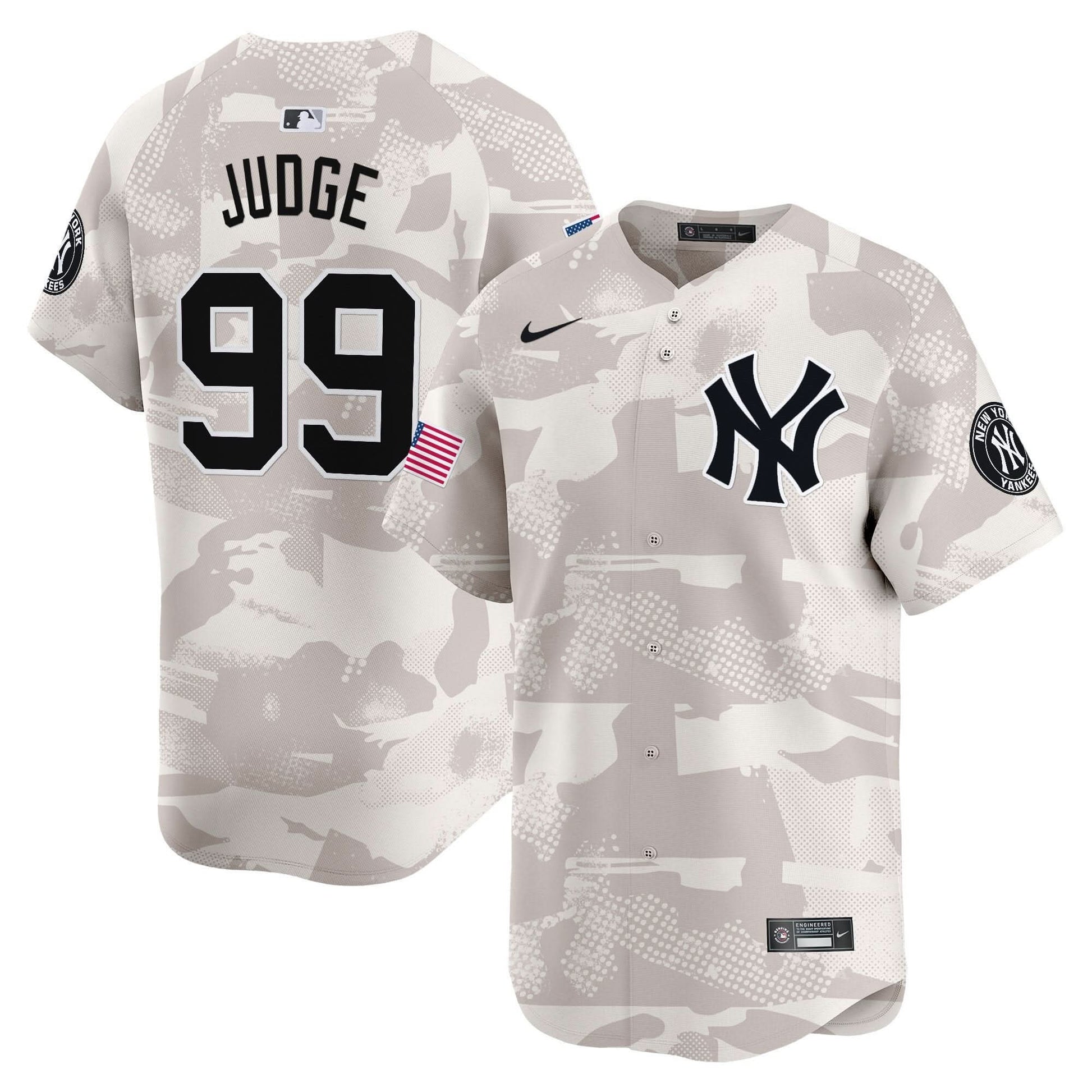 Men's New York Yankees 2025 Armed Forces Day Vapor Premier Limited Jersey - Stitched