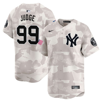 Men's New York Yankees 2025 Armed Forces Day Vapor Premier Limited Jersey - Stitched