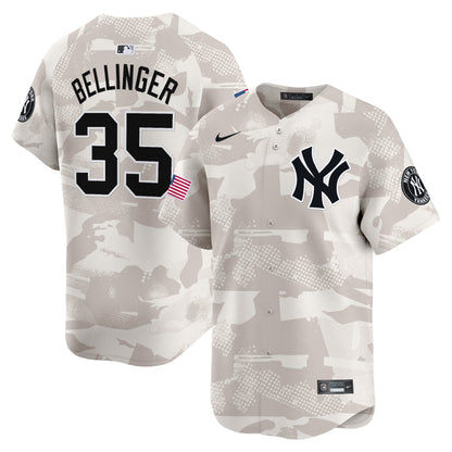 Men's New York Yankees 2025 Armed Forces Day Vapor Premier Limited Jersey - Stitched