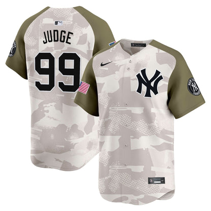 Men's New York Yankees 2025 Armed Forces Day Vapor Premier Limited Jersey - Stitched