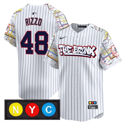 Men's New York Yankees The Bronx Subway Style Vapor Premier Limited Jersey - Stitched