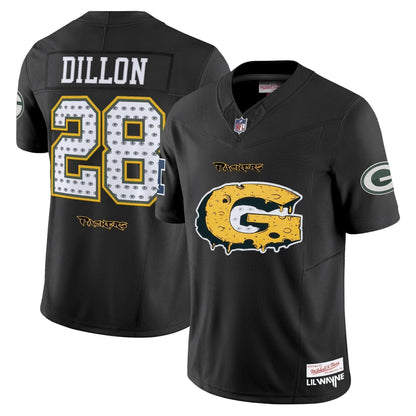 Green Bay Packers 'Cheesehead' x 'Tha Carter VI' Style Vapor Limited Jersey - All Stitched
