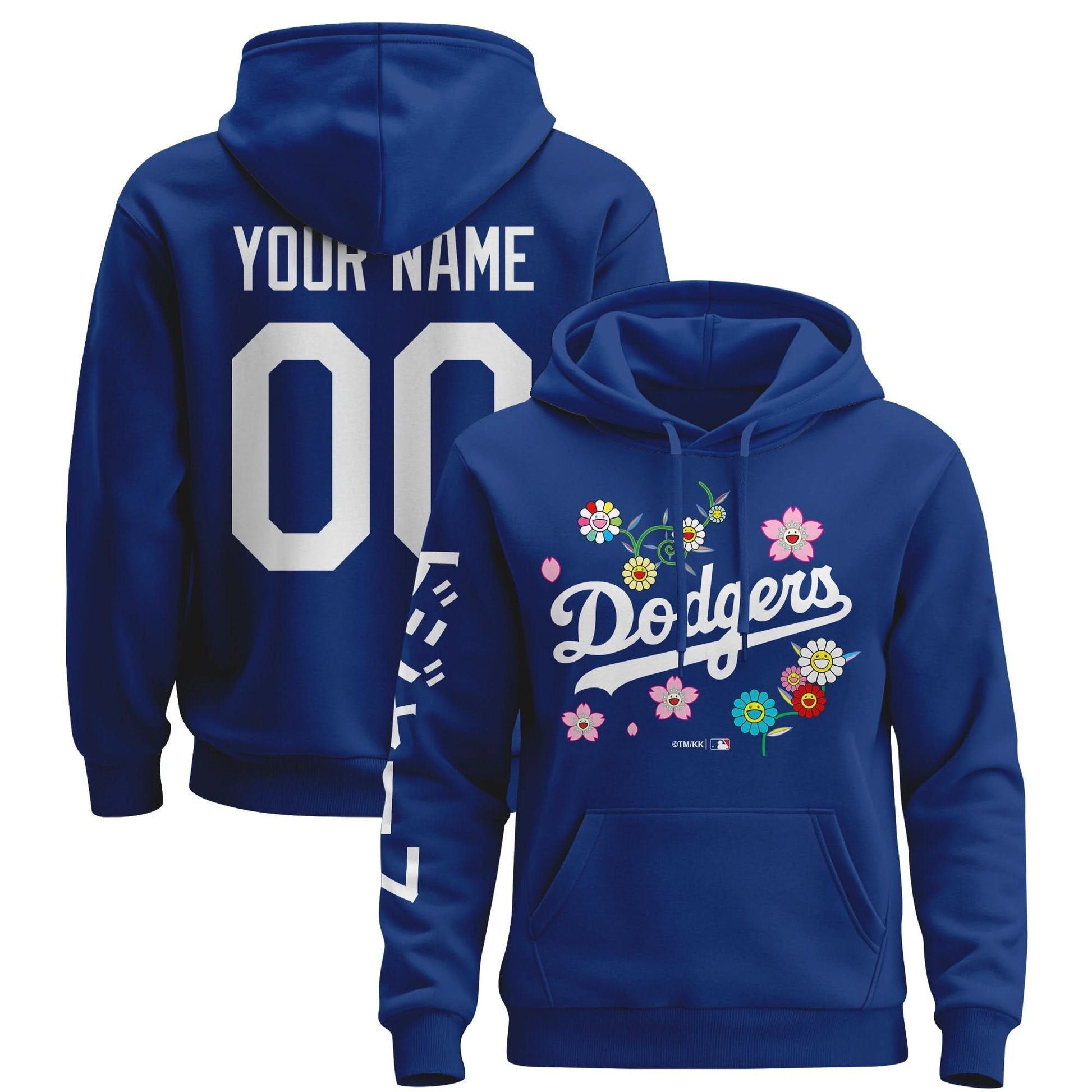 Dodgers x Takashi Murakami 2025 Pullover Custom Hoodie - Stitched