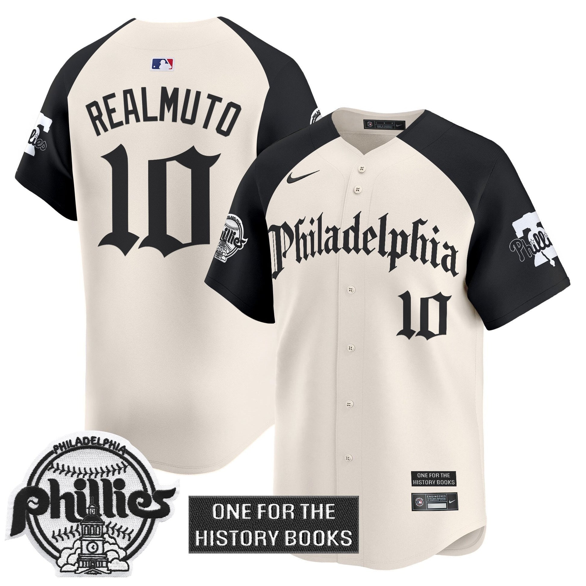 Men's Phillies 'Retro Newspaper Edition' Vapor Premier Limited Jersey - All Stitched