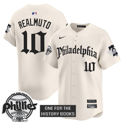 Men's Phillies 'Retro Newspaper Edition' Vapor Premier Limited Jersey - All Stitched