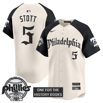 Men's Phillies 'Retro Newspaper Edition' Vapor Premier Limited Jersey - All Stitched