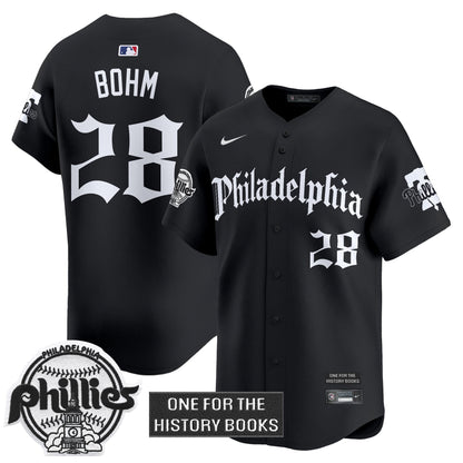 Men's Phillies 'Retro Newspaper Edition' Vapor Premier Limited Jersey - All Stitched