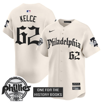 Men's Phillies 'Retro Newspaper Edition' Vapor Premier Limited Jersey - All Stitched