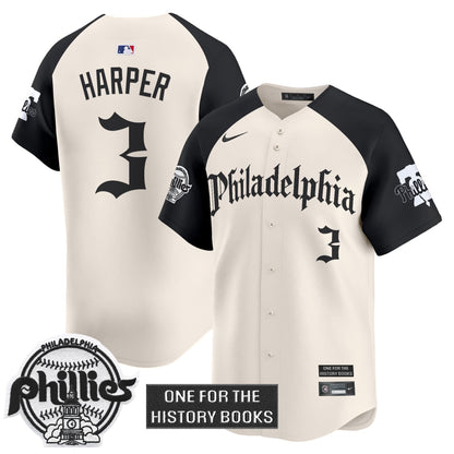 Men's Phillies 'Retro Newspaper Edition' Vapor Premier Limited Jersey - All Stitched