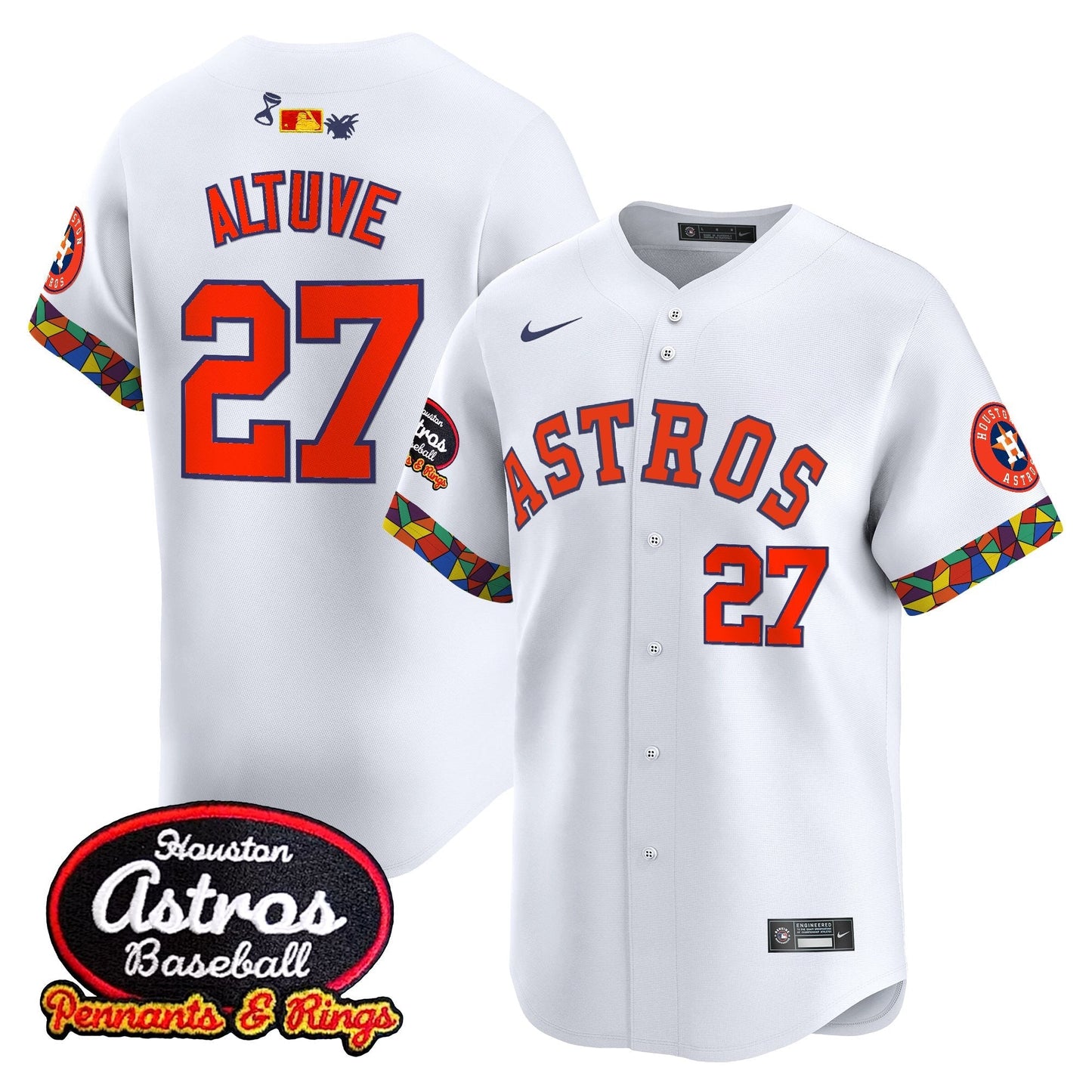 Men's Houston Astros x El Tiempo Cantina Vapor Premier Limited Jersey - All Stitched