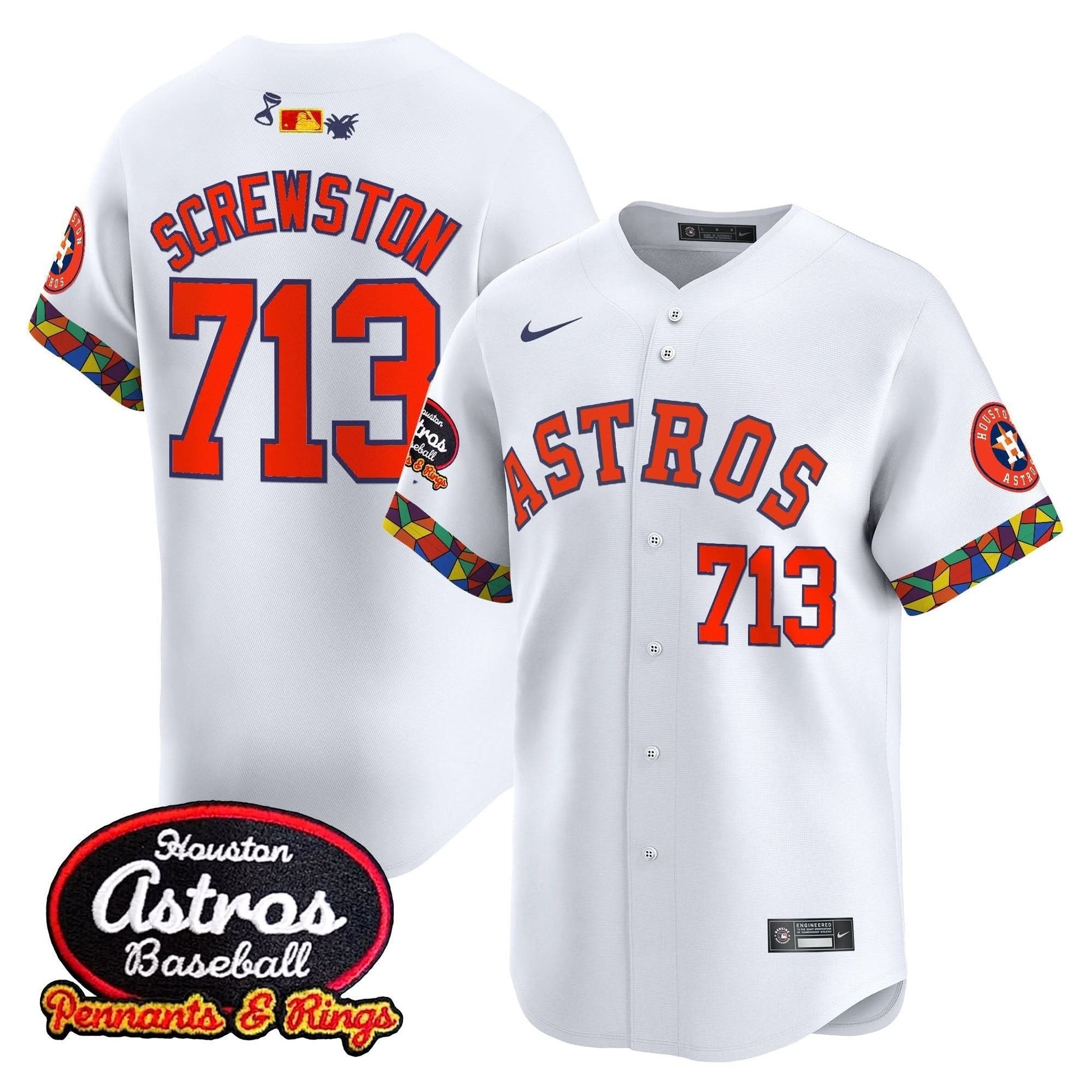Men's Houston Astros x El Tiempo Cantina Vapor Premier Limited Jersey - All Stitched