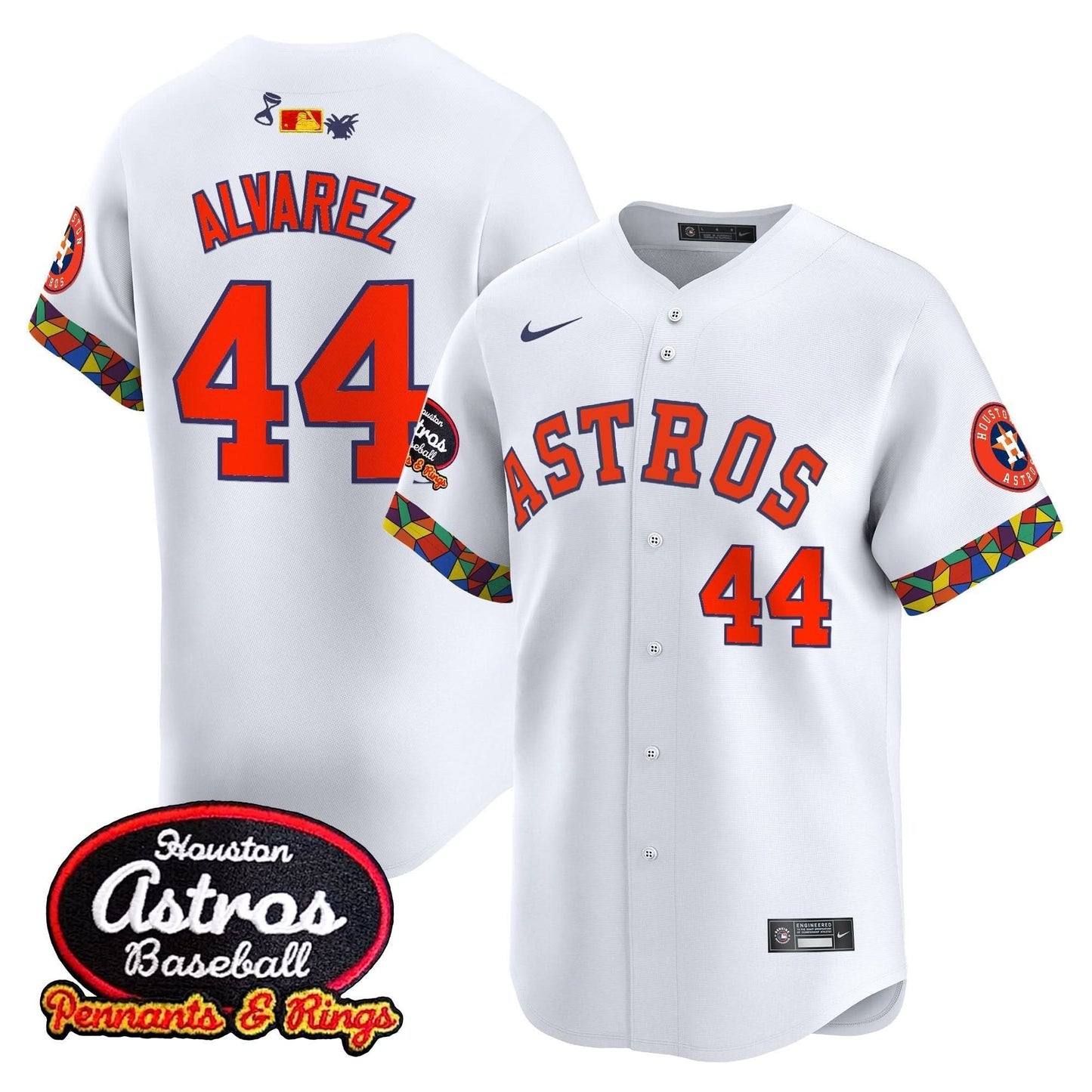 Men's Houston Astros x El Tiempo Cantina Vapor Premier Limited Jersey - All Stitched