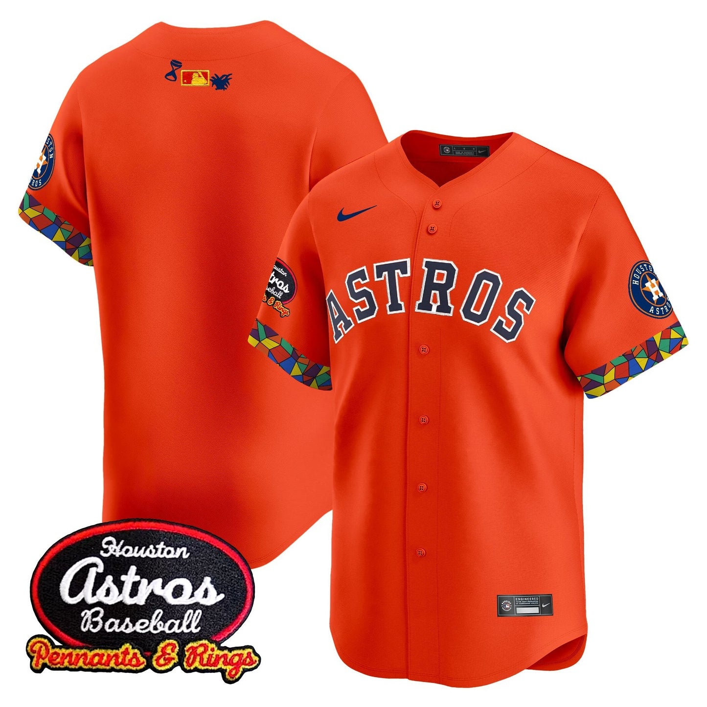 Men's Houston Astros x El Tiempo Cantina Vapor Premier Limited Jersey - All Stitched