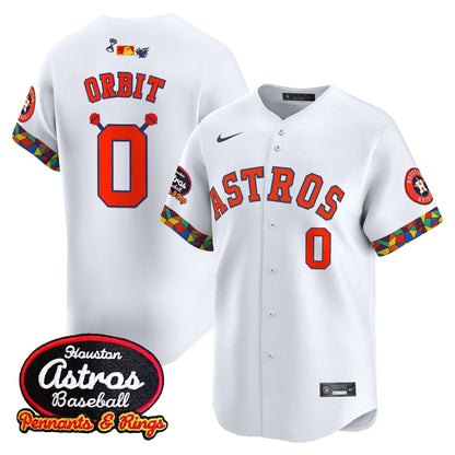 Men's Houston Astros x El Tiempo Cantina Vapor Premier Limited Jersey - All Stitched