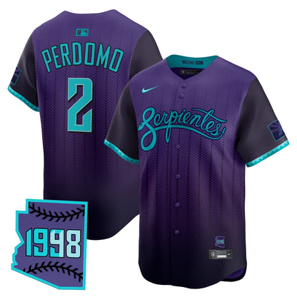Men's Arizona Diamondbacks 2025 City Connect Vapor Premier Limited Jersey V2 - Stitched