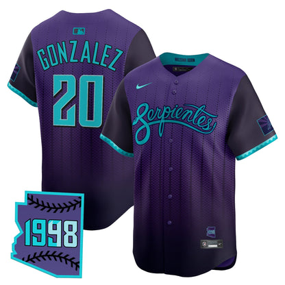 Men's Arizona Diamondbacks 2025 City Connect Vapor Premier Limited Jersey V2 - Stitched