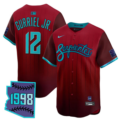 Men's Arizona Diamondbacks 2025 City Connect Vapor Premier Limited Jersey V2 - Stitched