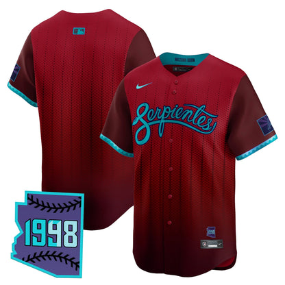 Men's Arizona Diamondbacks 2025 City Connect Vapor Premier Limited Jersey V2 - Stitched