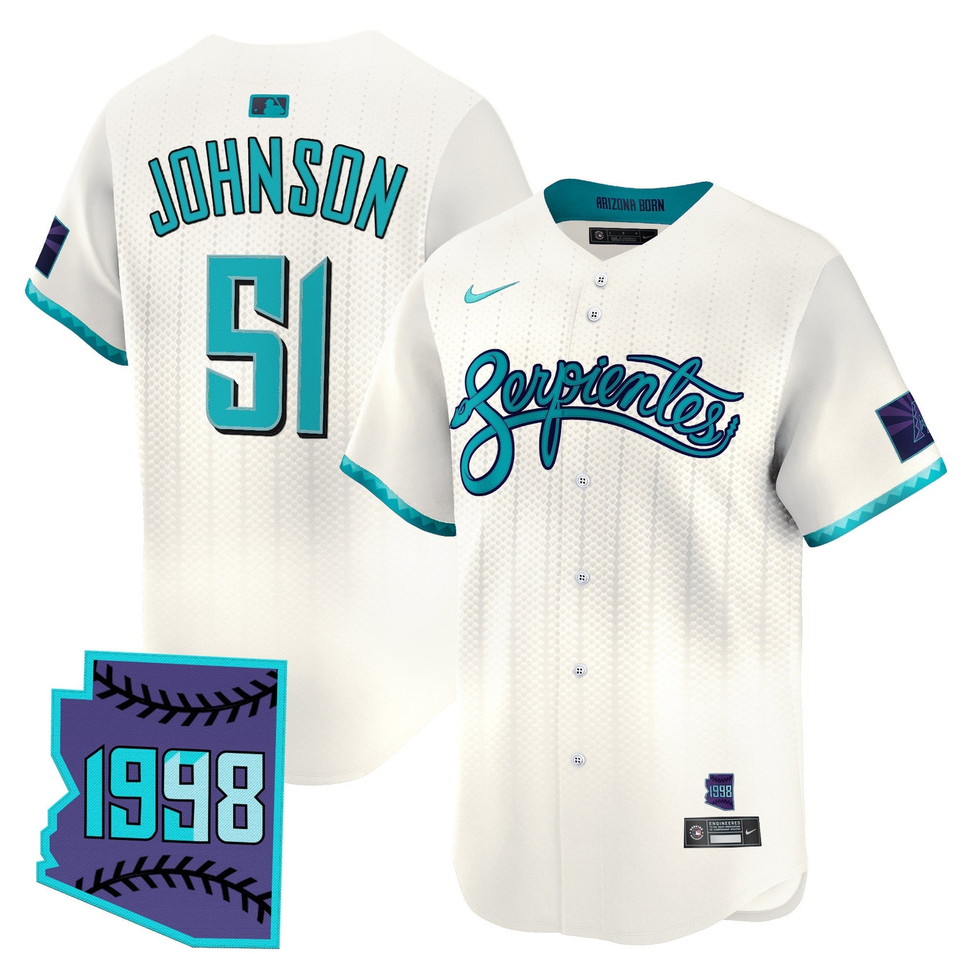 Men's Arizona Diamondbacks 2025 City Connect Vapor Premier Limited Jersey V2 - Stitched