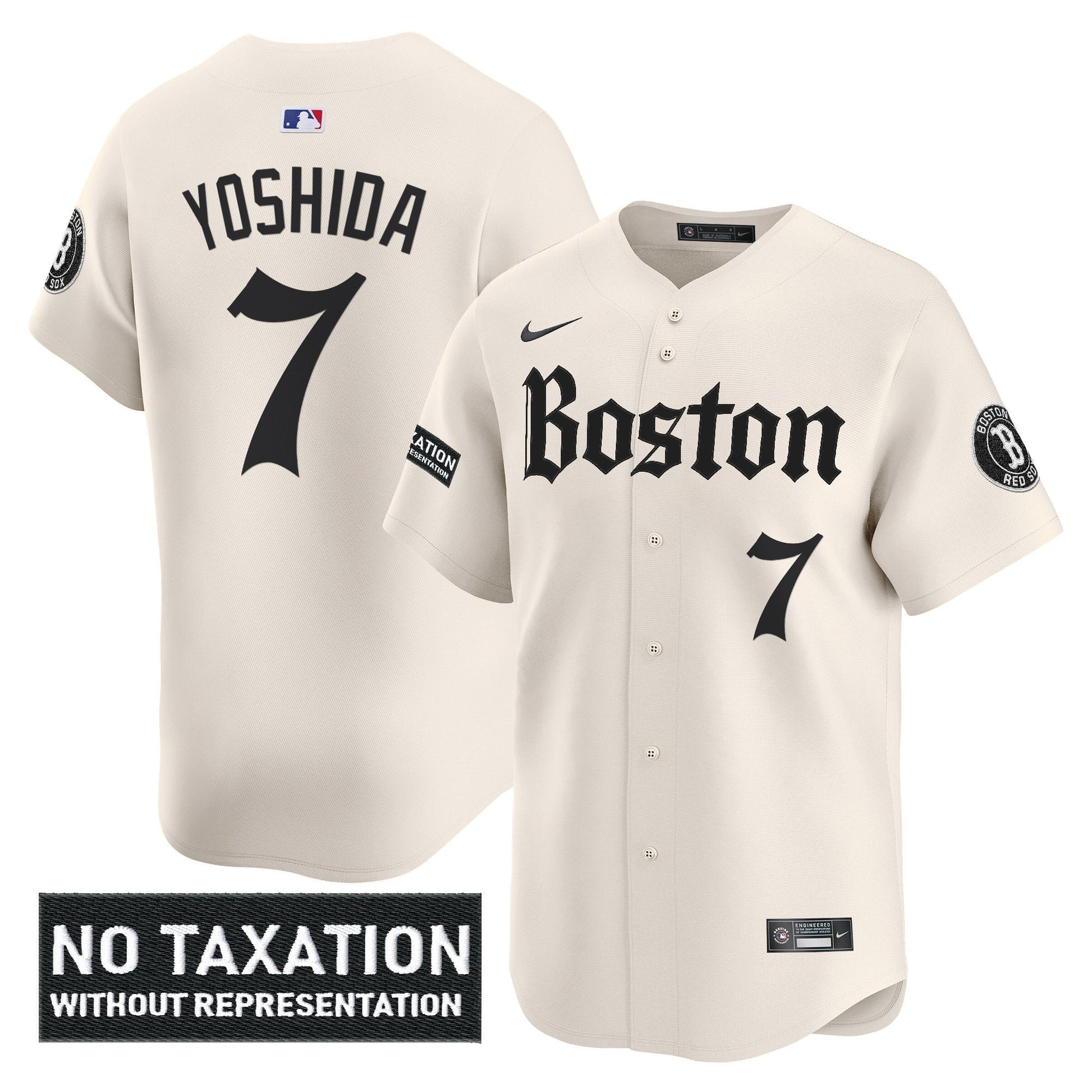 Men's Boston Red Sox 'Retro Newspaper Edition' Vapor Premier Limited Jersey - All Stitched