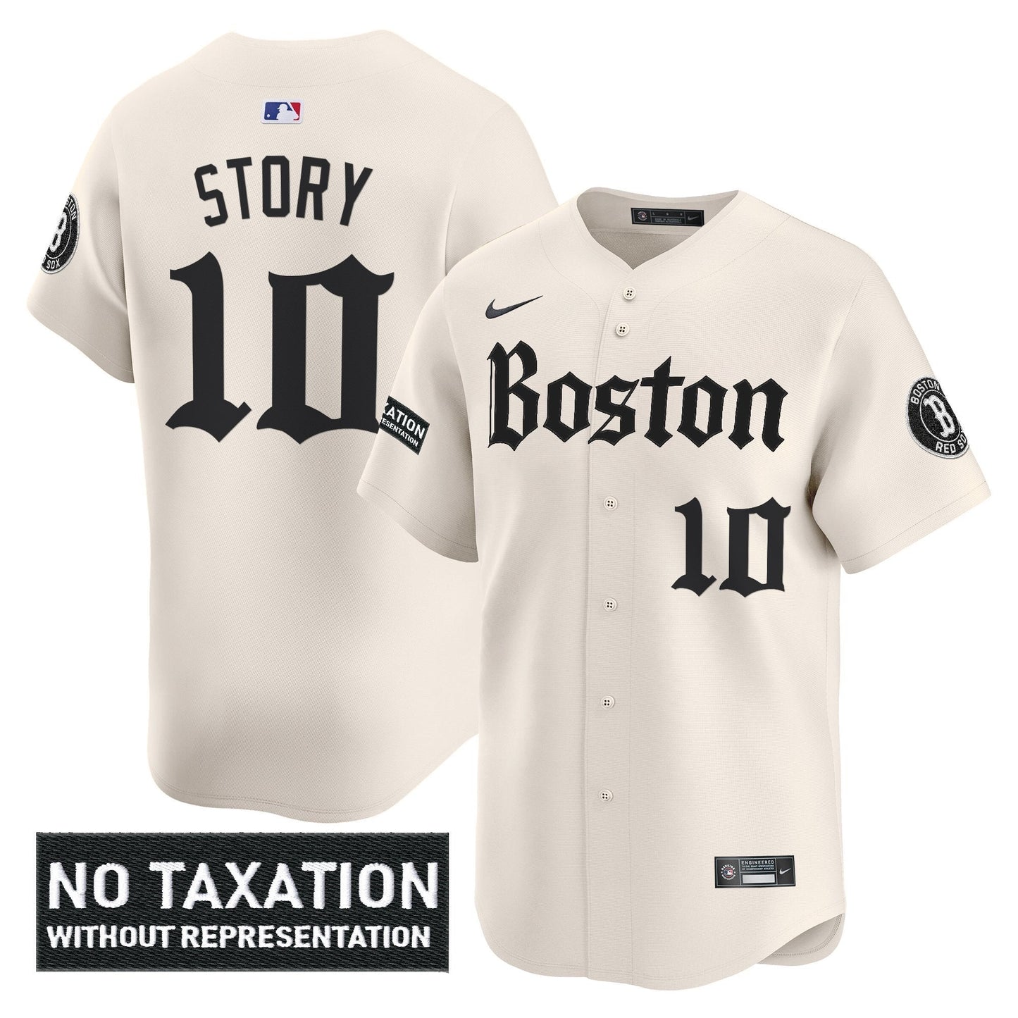 Men's Boston Red Sox 'Retro Newspaper Edition' Vapor Premier Limited Jersey - All Stitched