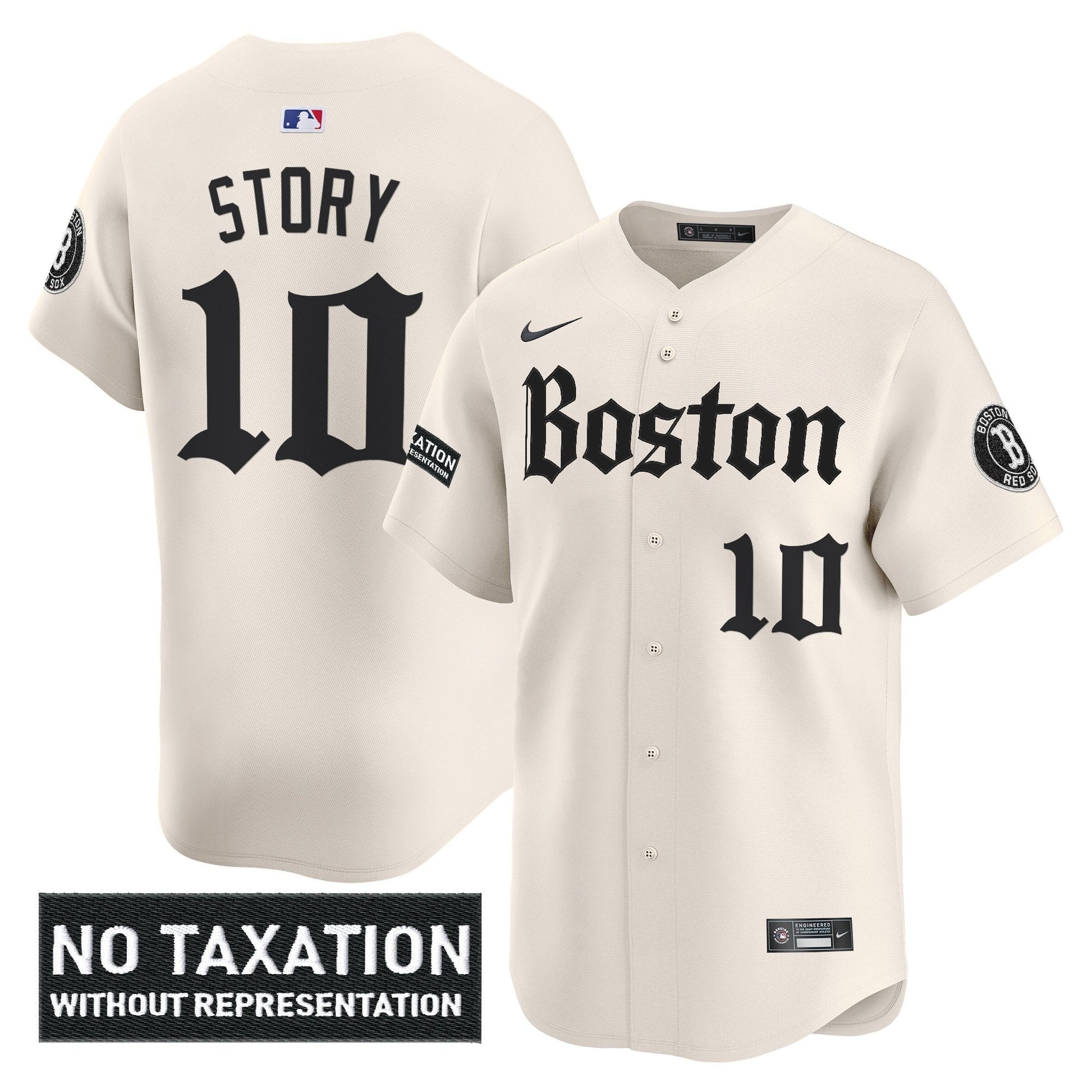 Men's Boston Red Sox 'Retro Newspaper Edition' Vapor Premier Limited Jersey - All Stitched