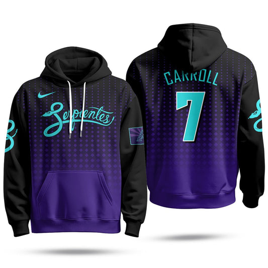 Arizona Diamondbacks Purple for Second “Serpientes” City Connect Hoodie - All Stitched
