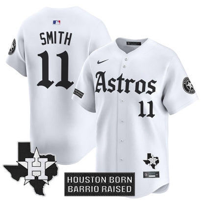 Men's Houston Astros 'Gothic Edition' Vapor Premier Limited Jersey - All Stitched