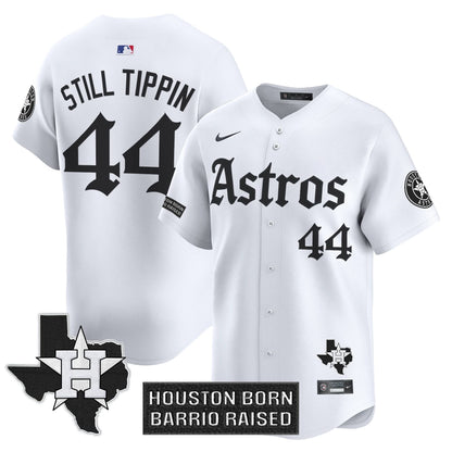 Men's Houston Astros 'Gothic Edition' Vapor Premier Limited Jersey - All Stitched
