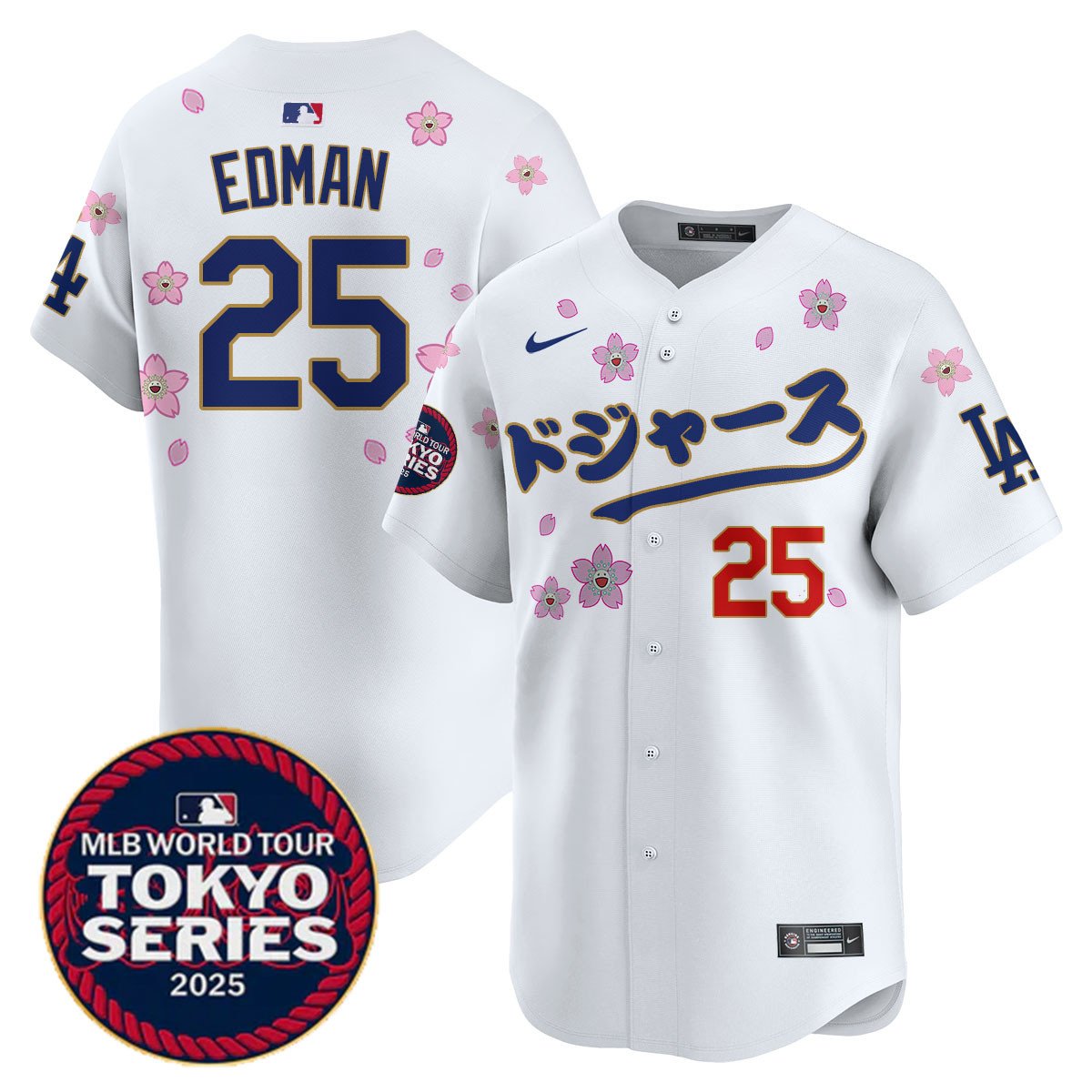 Men's Los Angeles Dodgers Tokyo Series 2025 Vapor Limited Jersey N6 - Stitched