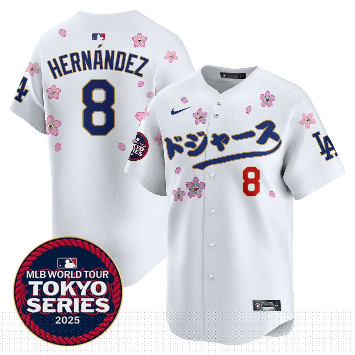 Men's Los Angeles Dodgers Tokyo Series 2025 Vapor Limited Jersey N6 - Stitched