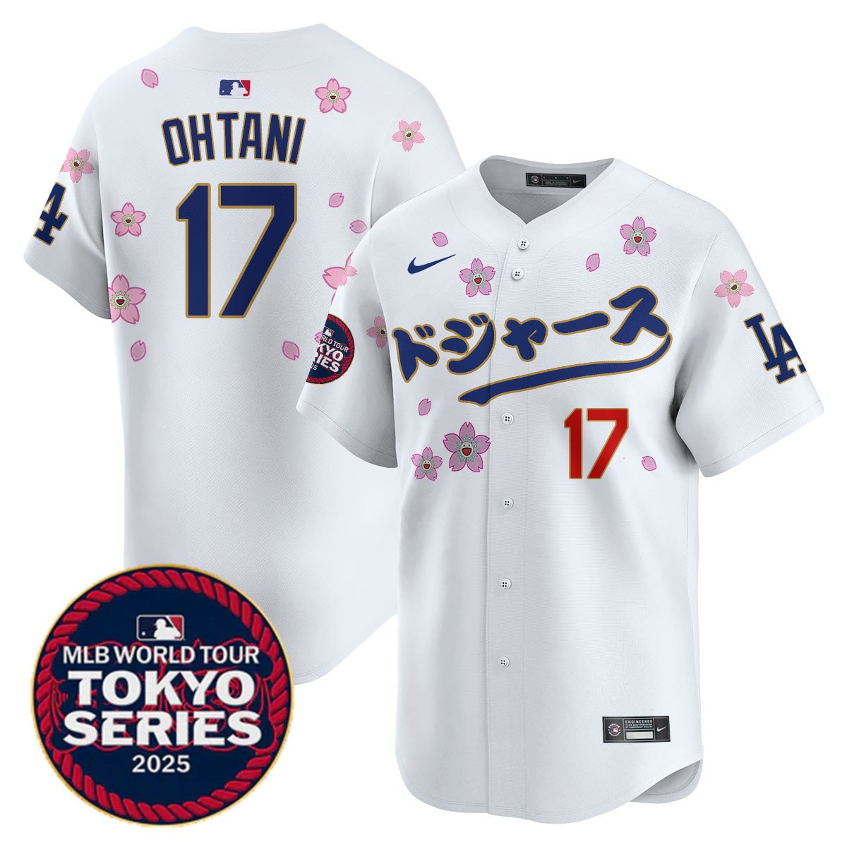 Men's Los Angeles Dodgers Tokyo Series 2025 Vapor Limited Jersey N6 - Stitched
