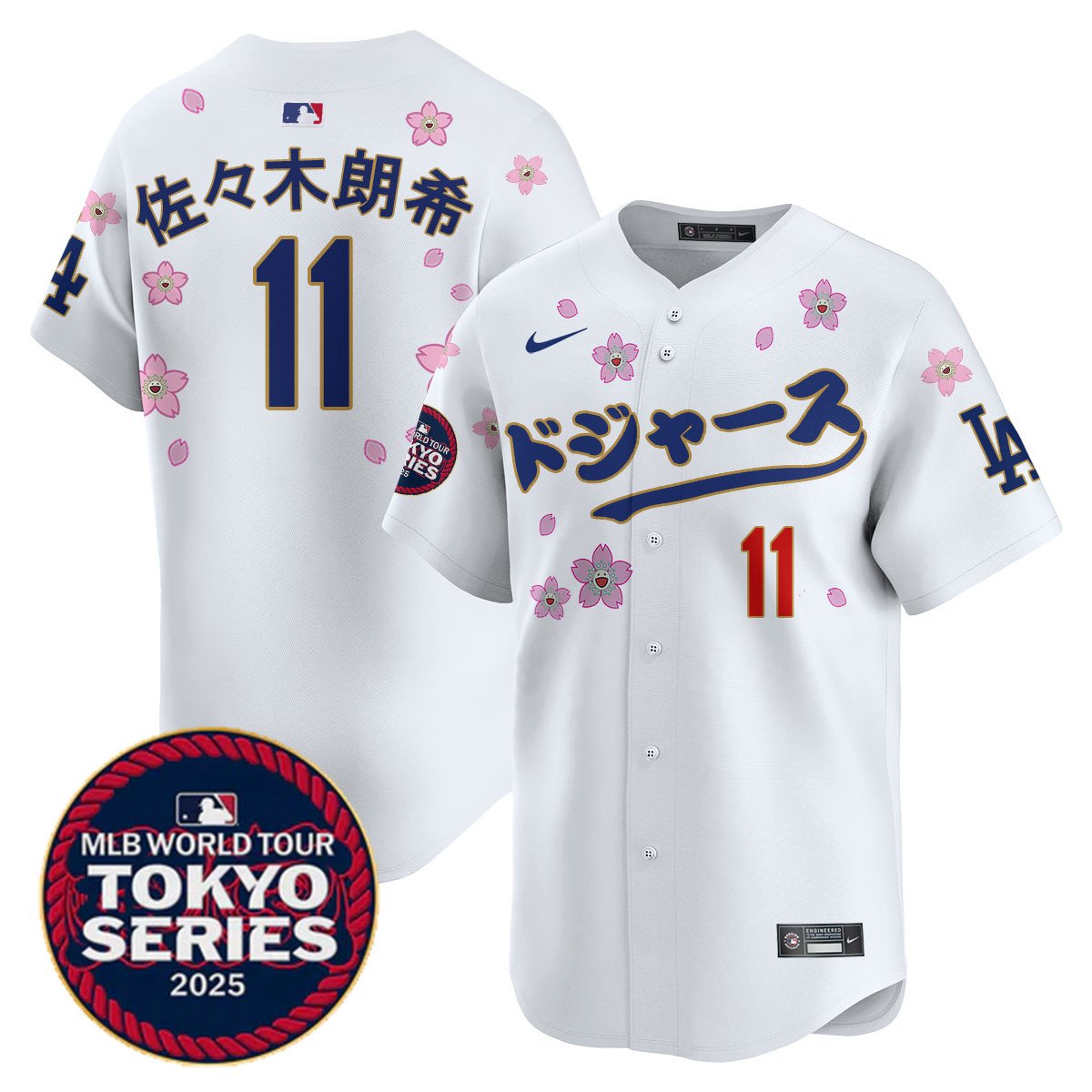 Men's Los Angeles Dodgers Tokyo Series 2025 Vapor Limited Jersey N6 - Stitched