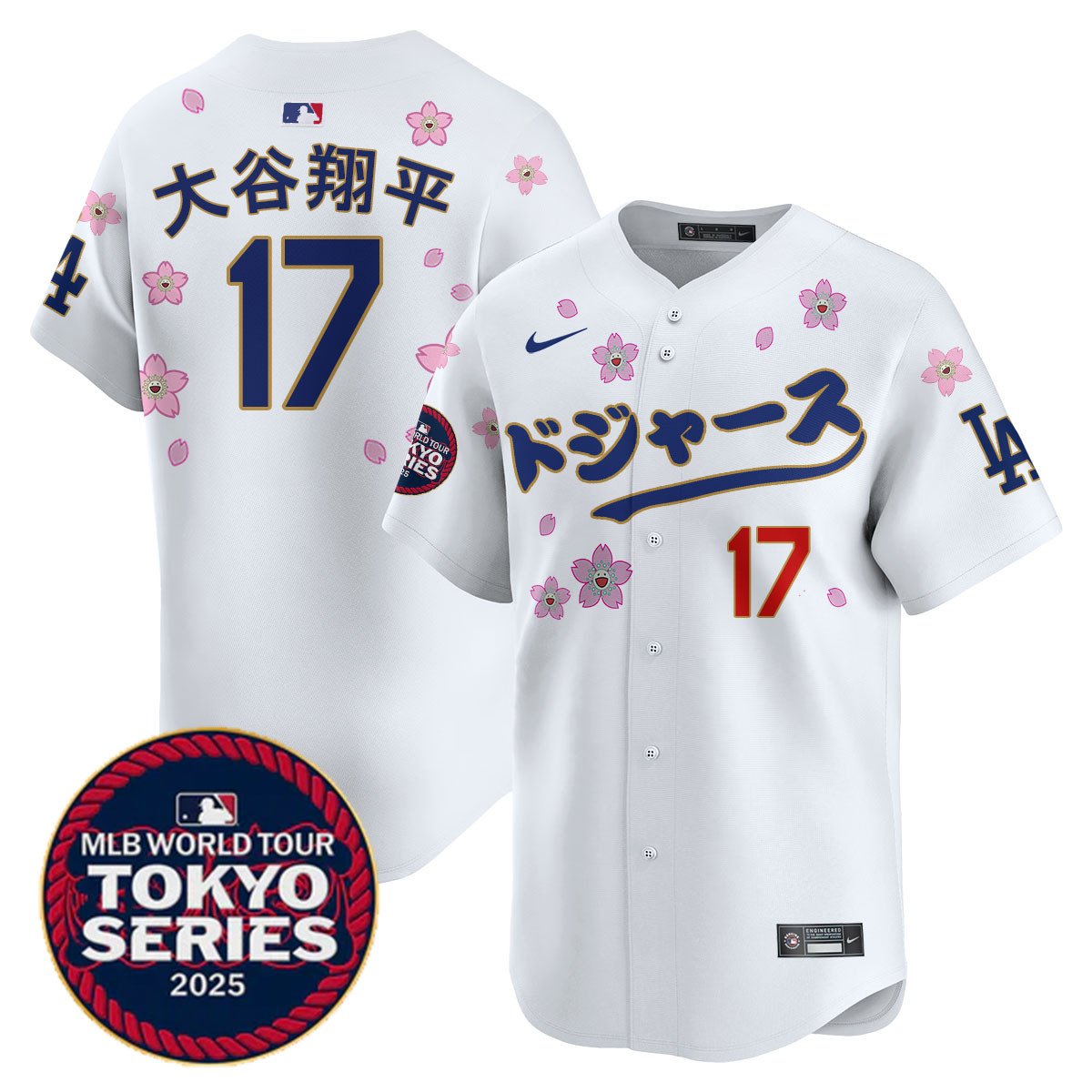 Men's Los Angeles Dodgers Tokyo Series 2025 Vapor Limited Jersey N6 - Stitched